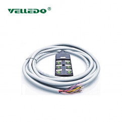 Распределительная коробка VELLEDQ M12-A3-6K5P-3.0TL/GY